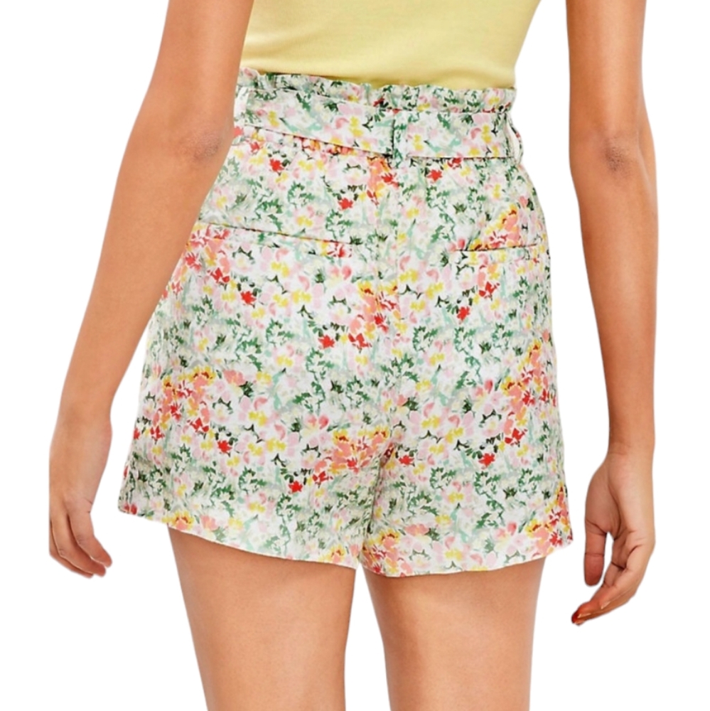 Loft Paperbag Shorts Floral - Picture 4 of 14